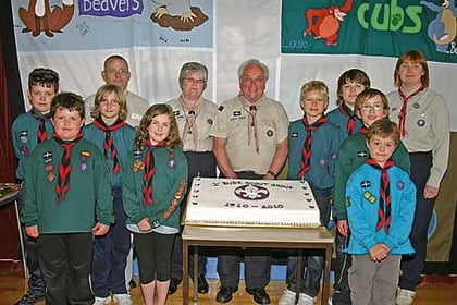 1st Bude Scout group celebrate centenary