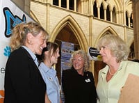 CATS get the cream as Bude girls are presented with award from the Duchess of Cornwall