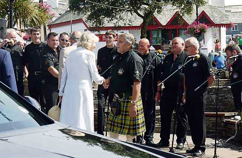 Royal visitors charm the community of Bude