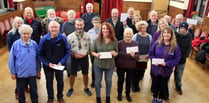 Cheques presented at Marhamchurch