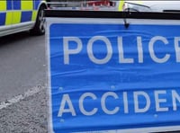 Three vehicle collision closes A38 stretch 