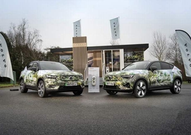 Test drive  a Volvo electric vehicle at the Eden Project