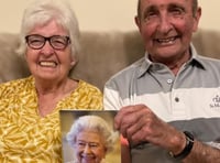 Pair receive special letter for diamond anniversary