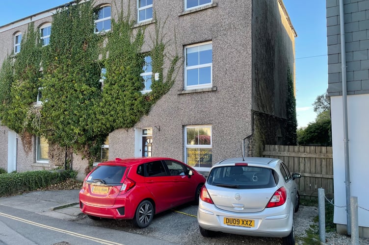 George Place, Callington, the former offices of Blight Broad & Skinnard which have remained empty since the firm closed in November 2019. 