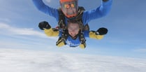 Shebbear student’s skydive