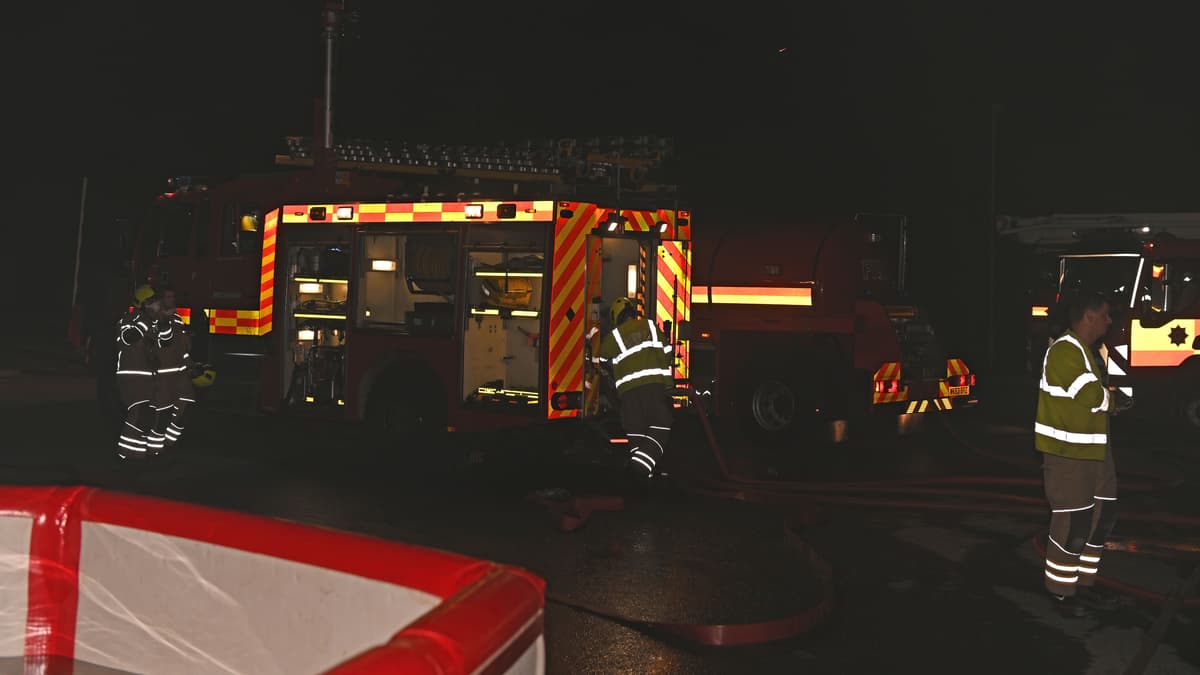 Fire blazes through Launceston’s recycling centre | bude-today.co.uk