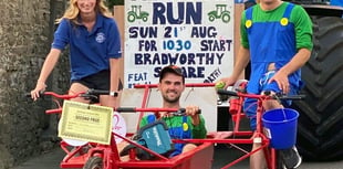 Young Farmers hold ‘Tour de Bath Tub’