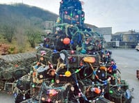 Seaside themed Christmas tree