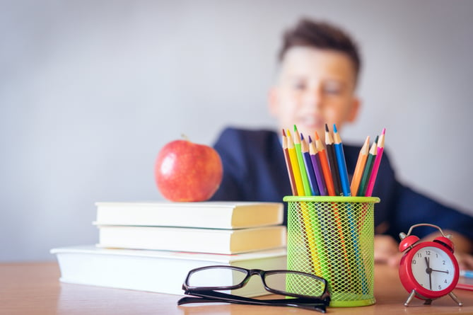 school stock image