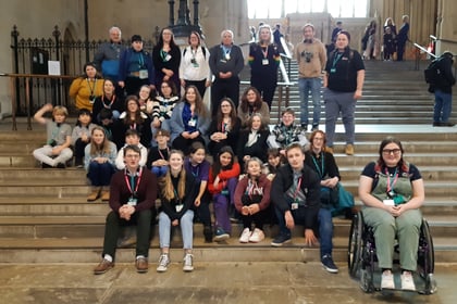Cornwall Youth Council visit Parliament 
