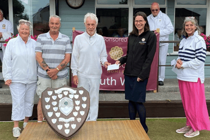 Bowls club recieve support from local housebuilders