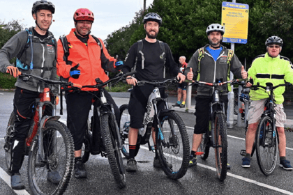 45 riders take on charity cycle