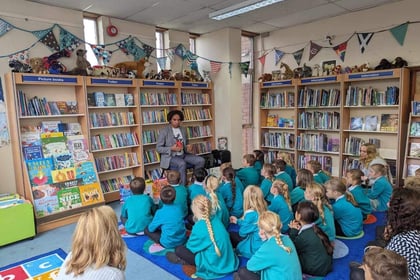 Children's Laureate inspires children at Launceston Library event