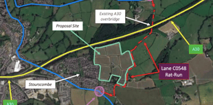 Resident slams 250 home Stourscombe Farm development plans