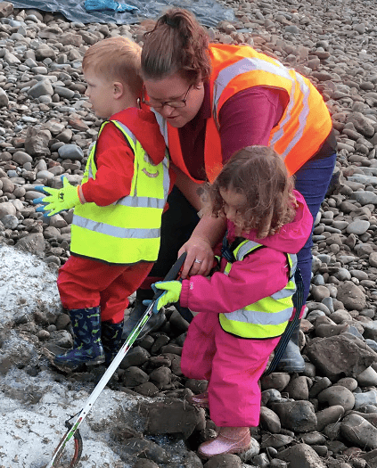 Bude students do their bit with beach litter-pick