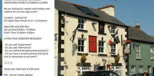 Bodmin pub issue social media scam warning