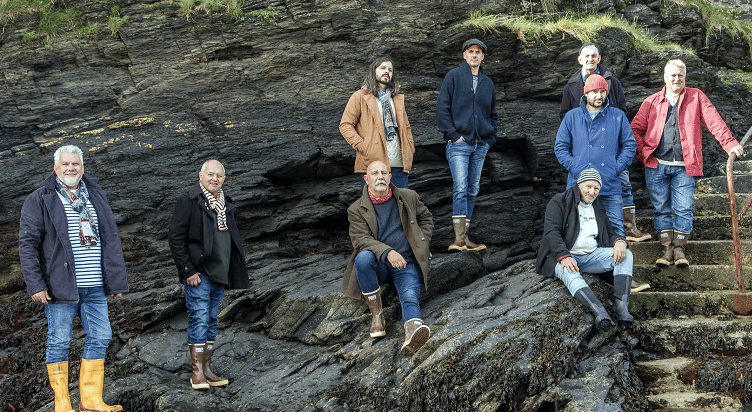 Fisherman’s Friends singing at Port Isaac