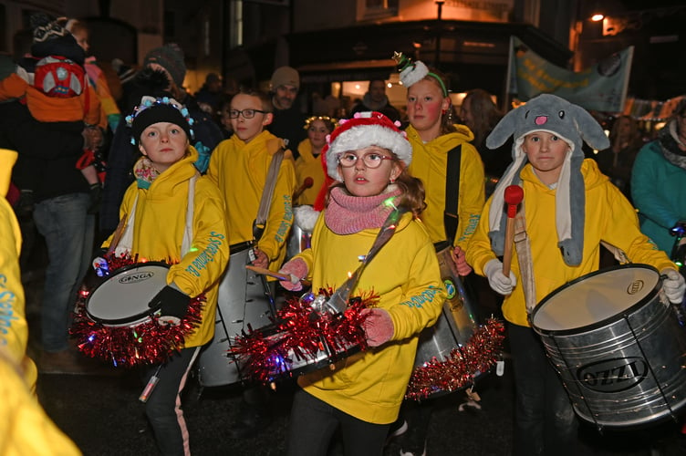 Members of the St Stephens Samba Band