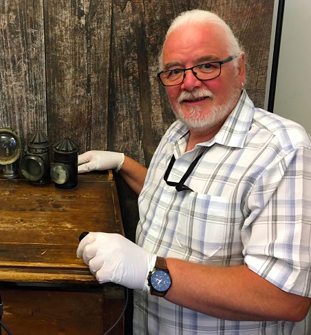 Museum volunteer Keith Tester. 