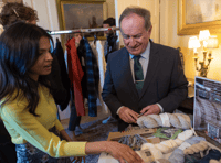 Woollen mill represents North Cornwall during Downing Street visit