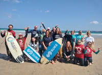 Pioneering project launched to recycle wetsuits for charity