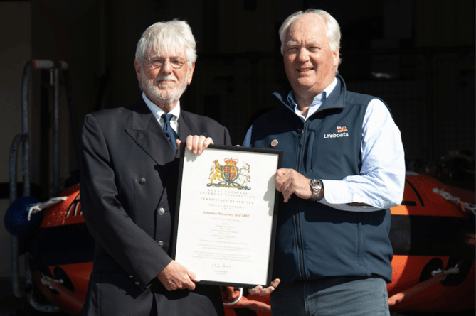 Bude RNLI service award