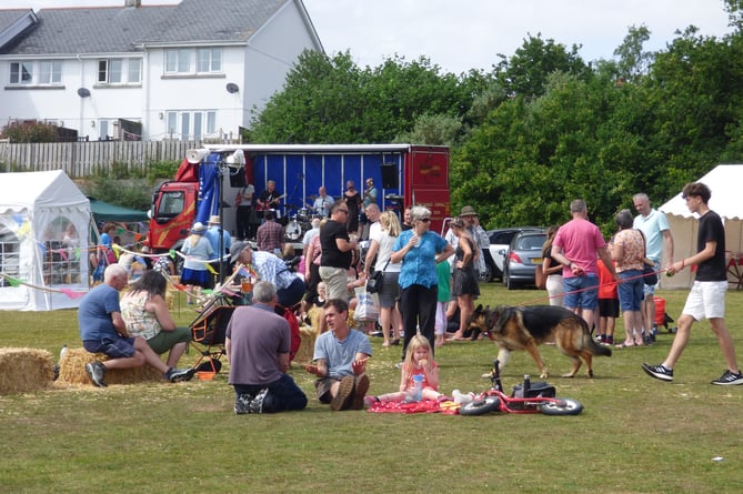 Last year's Tamar Valley fete in a field