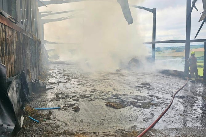 Launceston Barn Fire