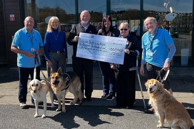 Bryan Hancock was club captain for the 2023/24 season and managed to raise £6,684.69 for Guide Dogs for the Blind