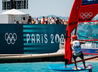 Launceston's Sills up to eighth in iQFOIL class at Paris Olympics