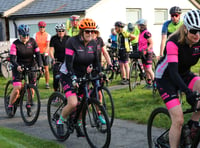 Cycling group raises more than £2,000 for charity 