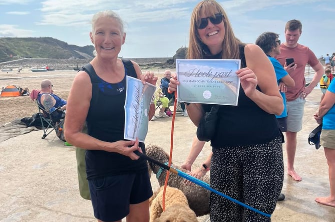 Bude Sea Pool Commitment Ceremony