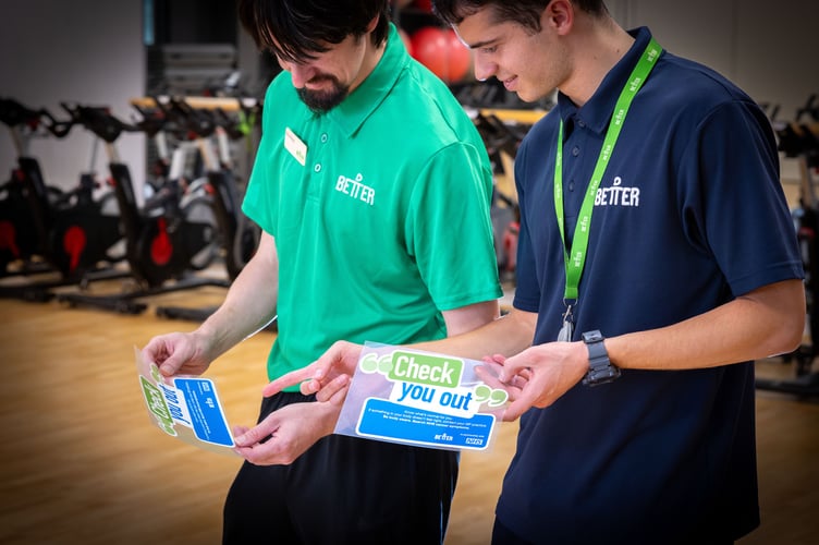 Better staff looking at the body awareness stickers