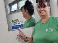 Mirrors in leisure centres to reflect important NHS reminder