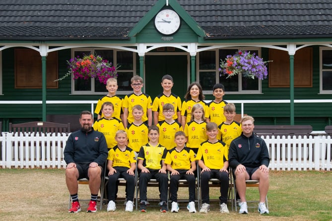 Cornwall Under 11s at the Kings College Festival in Taunton, Somerset, recently.
Back row: W Martin, H Laurence, H Skerratt, D Joseph and A Shambanna.
Middle row: H Paynter, N Bibb, R Hodgson, W Conway, J Jenkin.
Front row: T Marrion (coach), J Kellow, J Egford (captain), M Best (vice-captain), T Marrion (vice-captain) and B Homan (coach). Picture: Cornwall Cricket