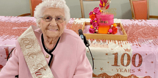 Joan reveals secret to a long life following 100th birthday