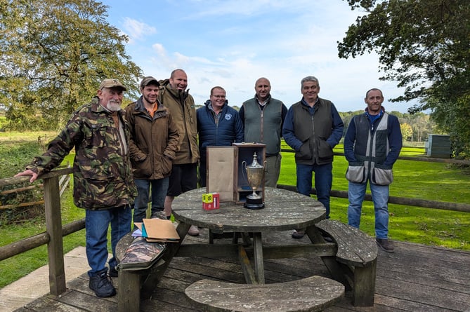 The winning team at the newly returned Inter Parish Shoot