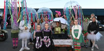 Launceston Carnival brings colour to the darkening evening