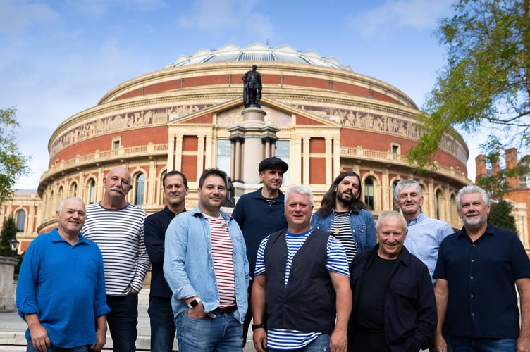 The Fisherman's Friends at the Royal Albert Hall in October 