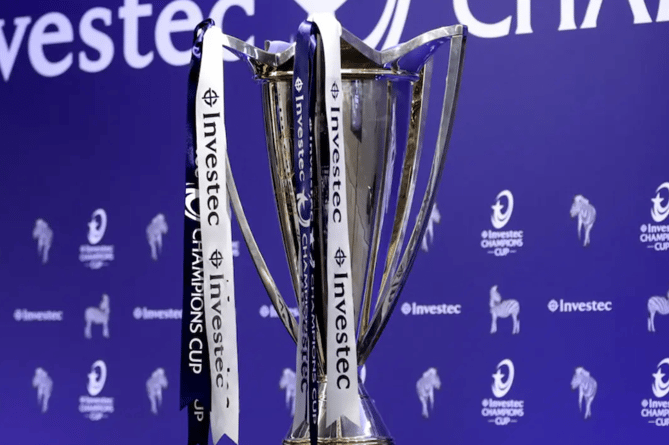 The Investec Champions Cup trophy