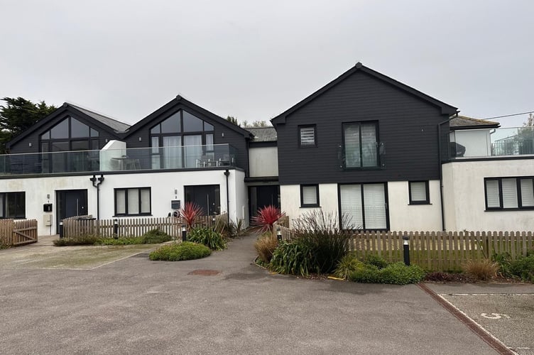 Part of the Treglos development at Constantine Bay 