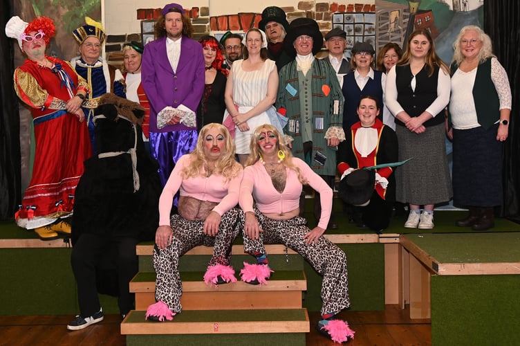 The Cast of Bad Company Boscastle Pantomime  proudly presents their rendition of " Cinderella"