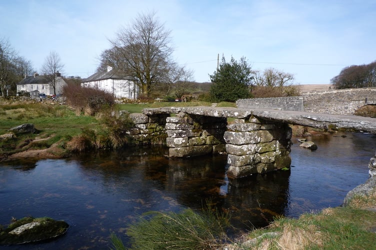 The Bude u3a learnt that clapper bridge at Postbridge is an example of those built in medieval times to enable packhorses to cross safely