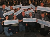 Delight for good causes at Sea Shanty cheque giving evening