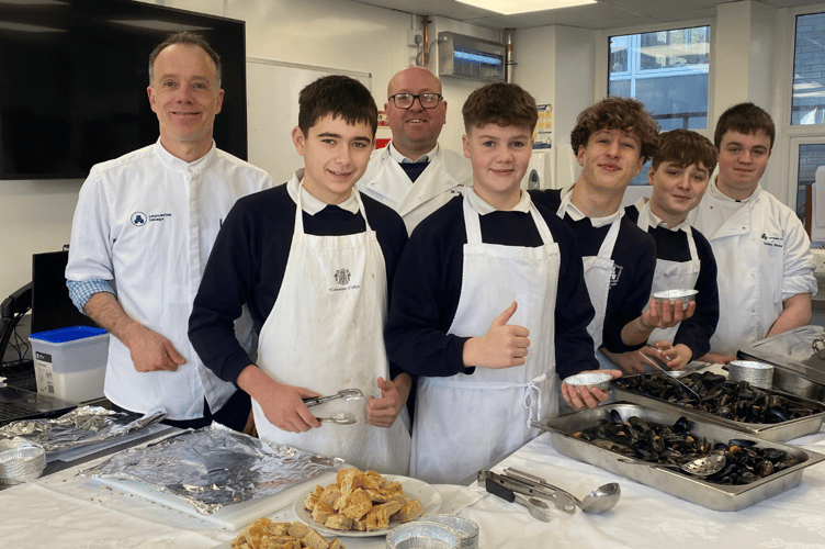 Launceston College Catering Students